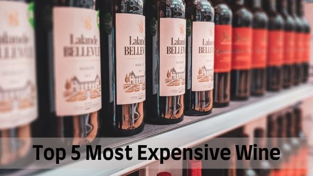Top 5 Most Expensive Wines in The World