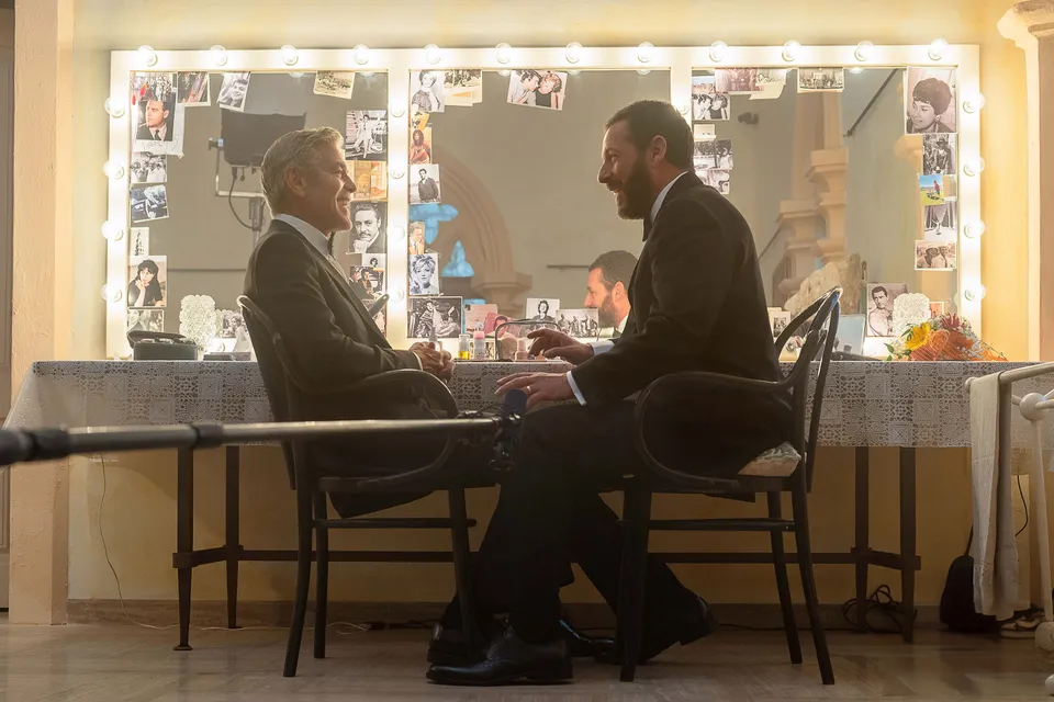 Adam Sandler and George Clooney Together in Jay Kelly