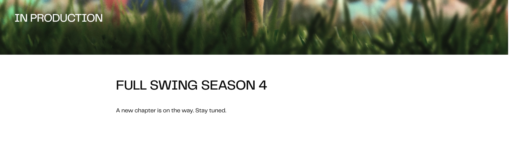 Full Swing Netflix Sports Documentary Screenshot