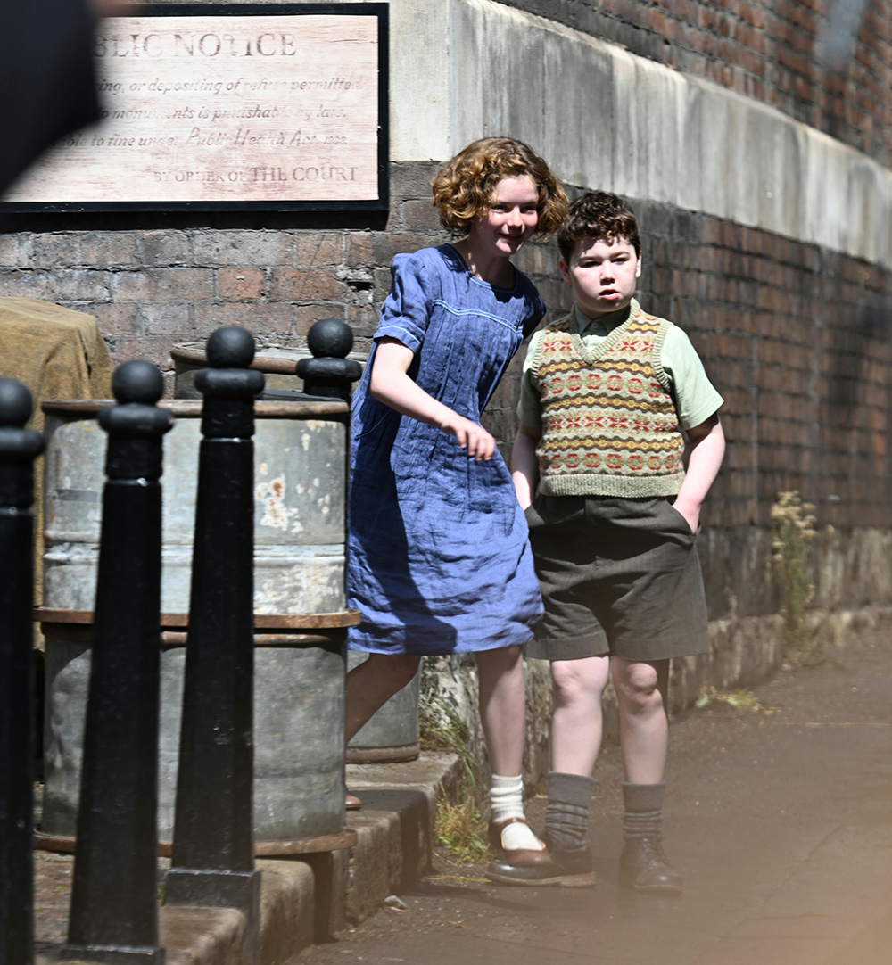 Young Leads David McKenna and Beatrice Campbell on Narnia Netflix Movie Set