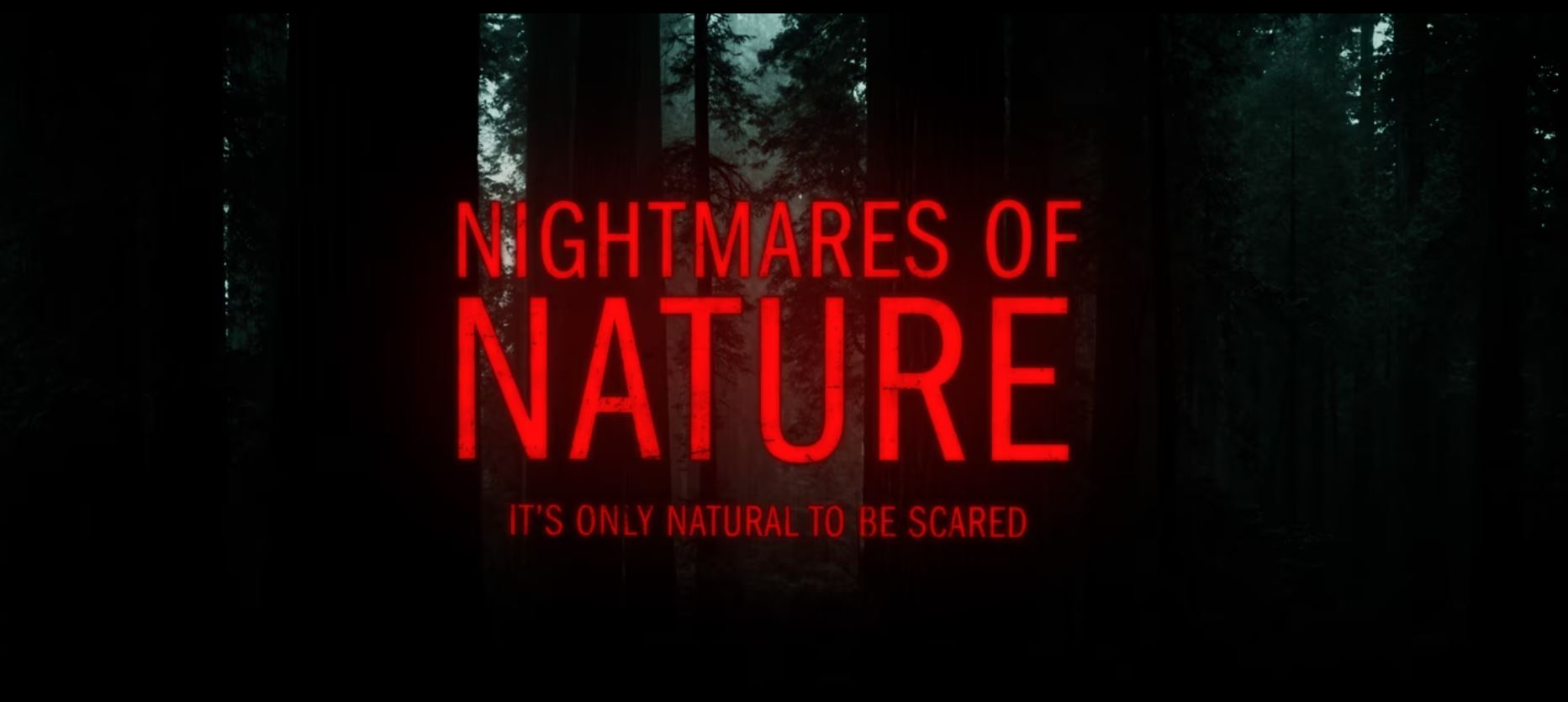 Old Title Card for Nightmares of Nature