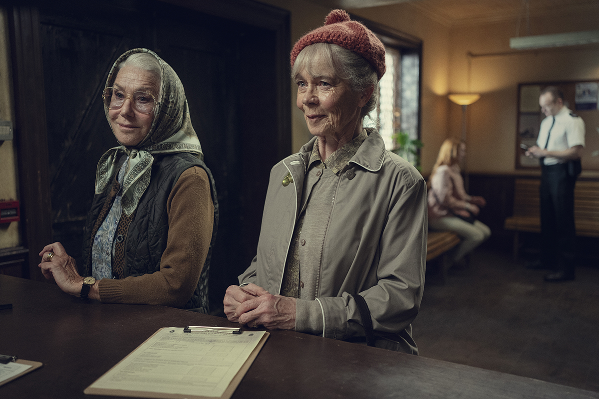 Celia Imrie as Joyce Meadowcroft in The Thursday Murder Club