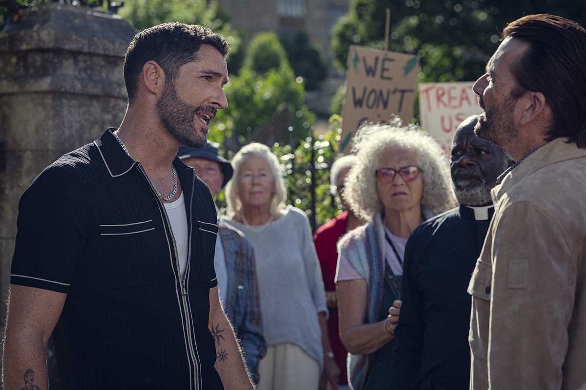 Tom Ellis in The Thursday Murder Club