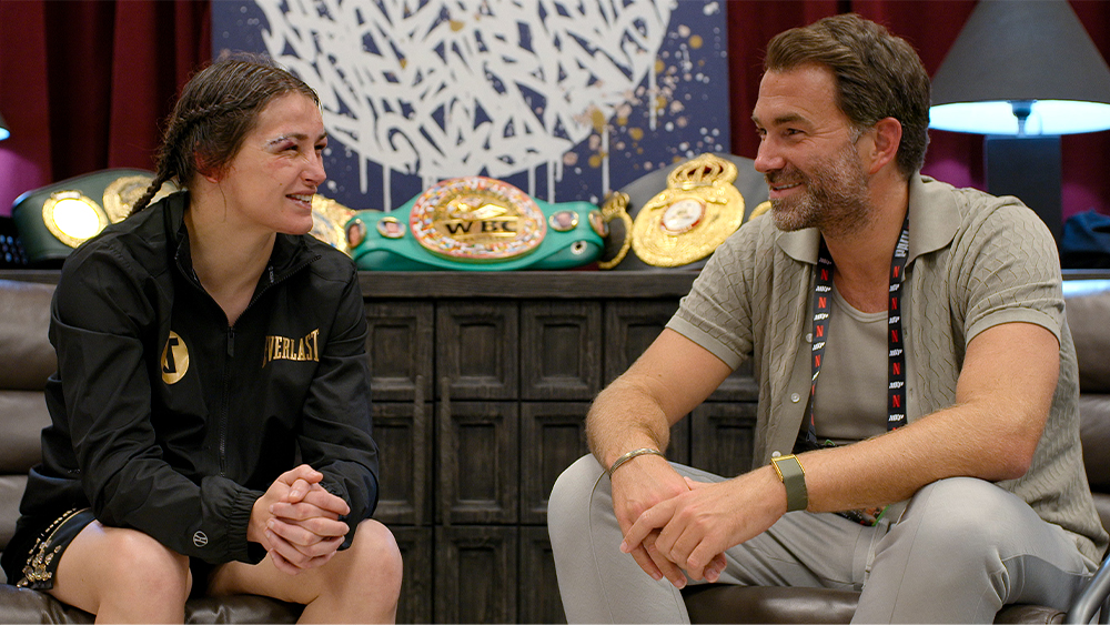 Barry and Eddie Hearn Behind the Scenes