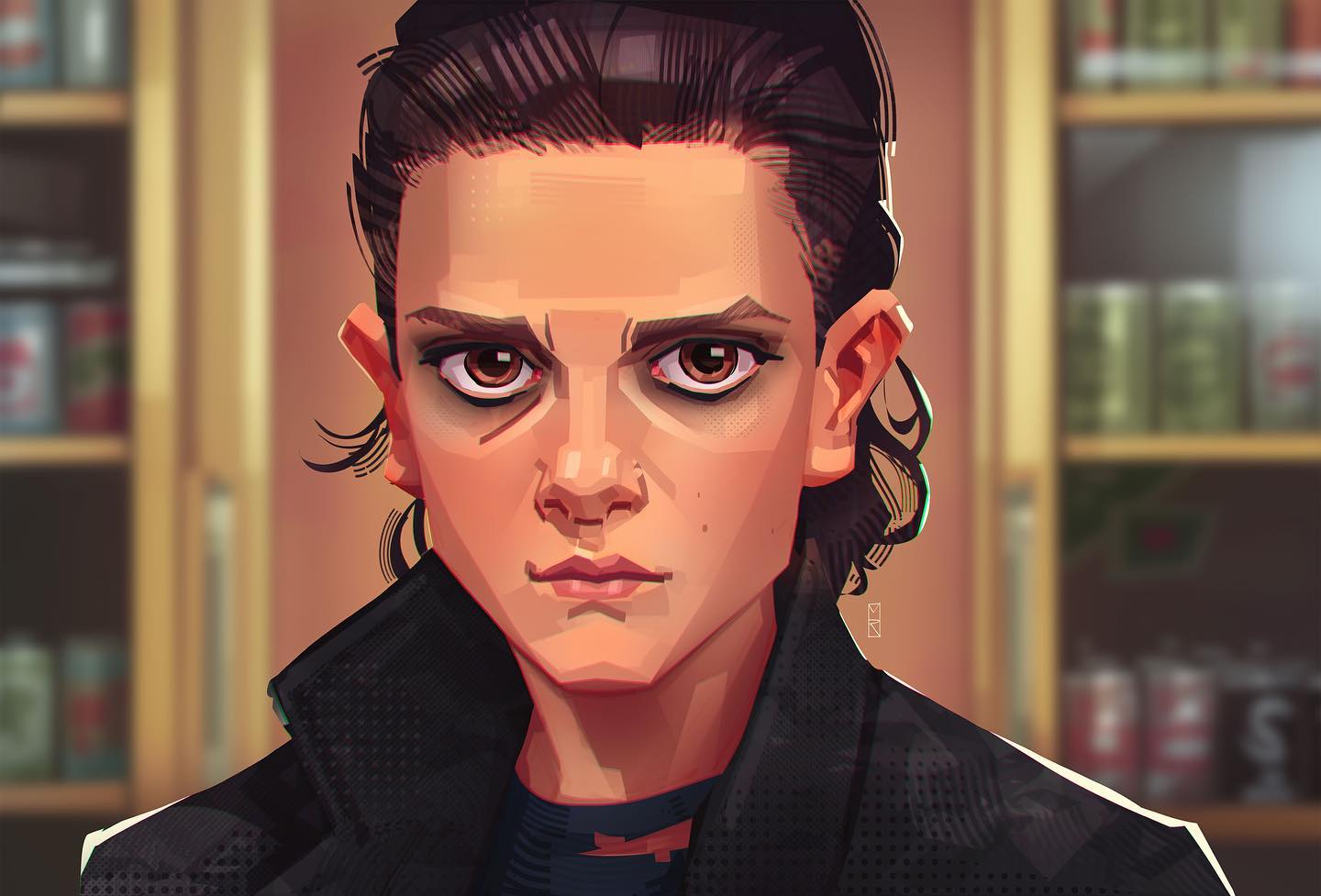 Art Inspired Design of Characters Stranger Things Tales from 85